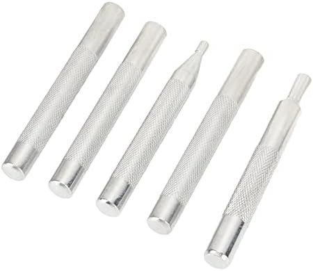 Kit de conjunto de rebetas, kit de punção de dado Snap Snap Rivet Setter 5pcs Ferramenta de instalação de grande ferramenta