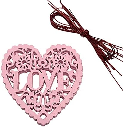 Artesanato de madeira, amor criativo pingente pingente DIY Love Hold Wedding Supplies Wedding Decoration Pingente Garland