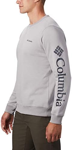Tripulação de lã de logotipo masculino de Columbia