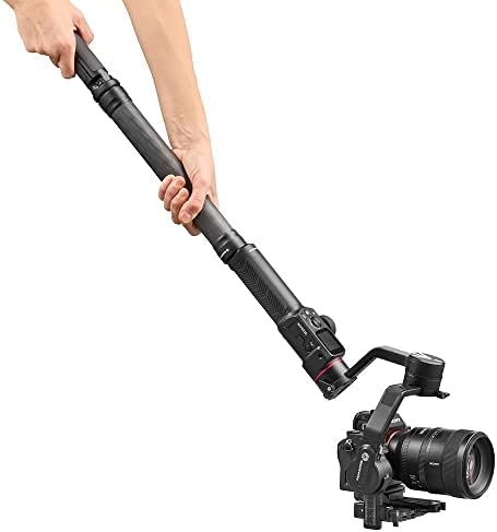 Extensão de Manfrotto em fibra de carbono para gimbals, para câmeras profissionais portáteis de 3 eixos para câmeras sem