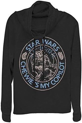 Star Wars Wars Feminino de Manga Lonja Pullover de pescoço