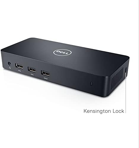 Dell USB 3.0 Ultra HD/4K Triple Display Docking Station, Black