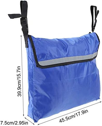 Bolsa de cadeira de rodas de dioche - acessório de armazenamento de cadeira de rodas para transportar itens e acessórios soltos