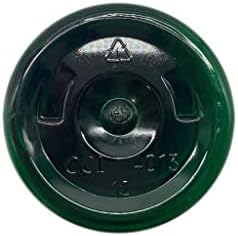 Pacote de 3 pacote 8 oz -Green Cosmo Garrafas plásticas Top preto - Para óleos essenciais, perfumes, produtos de limpeza