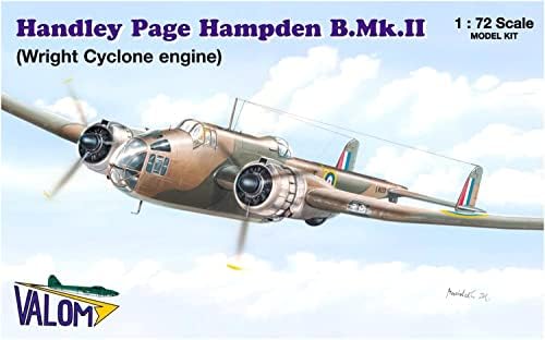 Barom CV72066 1/72 British Air Force Handlespage Hampden b Mk.2 Modelo de plástico do tipo de motor de bombardeiro duplo