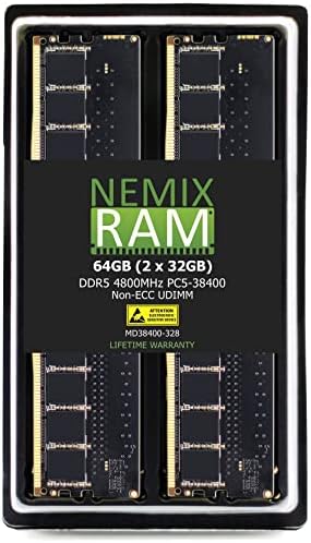 NEMIX RAM 128GB DDR5 4800MHz PC5-38400 KIT UDIMM