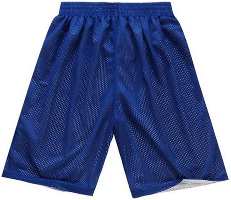 Toptie reversível shorts de basquete masculino de malha longa de 7 masculino shorts de dupla face S-2xl