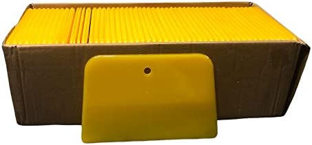 Espalhador amarelo de plástico preenchimento corporal de 5 polegadas, putties, esmaltes, calafetar, selantes e tinta.