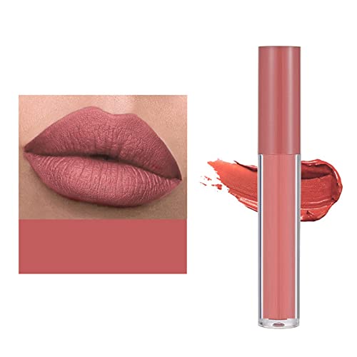 Xiahium Lip Gloss Pacote batom clássico clássico à prova d'água duradoura Alcance macia alcance lips full Lip Lip Gloss não