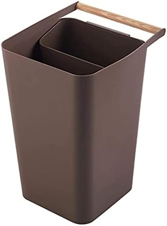 LILEBER ILUMINAÇÃO Lixo doméstico Trash lixo portátil pode lixo lixo lixo lixo lixeira para carros no escritório do banheiro,
