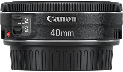 Canon EF 40mm f/2.8 STM LENS com pacote de acessórios