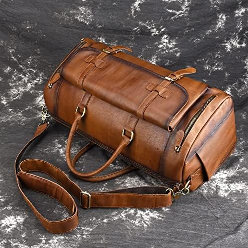 Bola masculina de lepsjgc Men's Bolsa Retro Travel Bag Bagage Bager