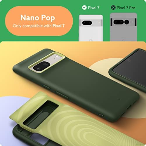 Caso de celular de caseologia Nano pop para o Google Pixel 7, poliuretano termoplástico, proteção sem fio para serviços pesados,