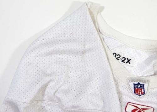 2002 San Francisco 49ers Scott Gragg #78 Game usou White Practice Jersey 2x 0 - Jerseys de jogo NFL não assinado