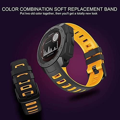 GXFCUK Silicone Watch Band para Garmin Instinct/Instinct Tide/Esports/Solar/Substituição Tática Relógio Banda Strap