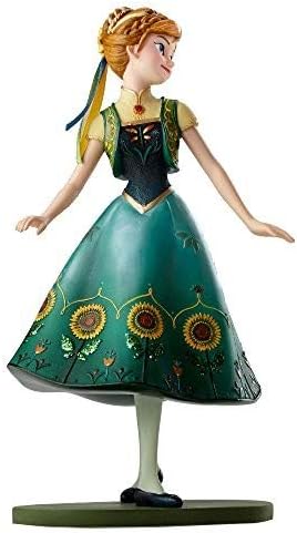 Enesco Disney mostra Anna, como visto na estatueta de resina de pedra de febre congelada