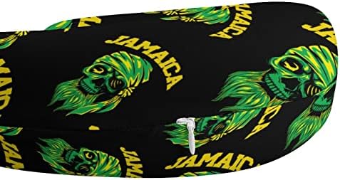 Bandeira do travesseiro de pescoço da Jamaica Travel U Shape para apoio de espuma de espuma de memória de suporte da cabeça