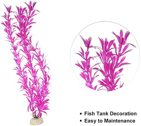 Conjunto de plantas de aquário vocoste, plantas de peixe tanques falsos coloridos artificiais decoração de tanques