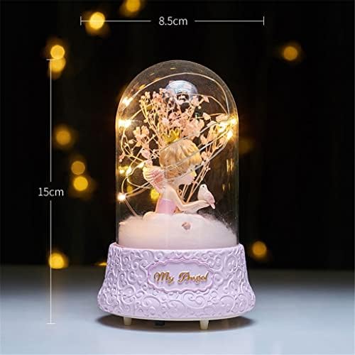 Maravilha -me Crystal Ball LED Music Box Girl Birthday Gift Home Decoration Child Princess Girl Dancing Music Box Sky