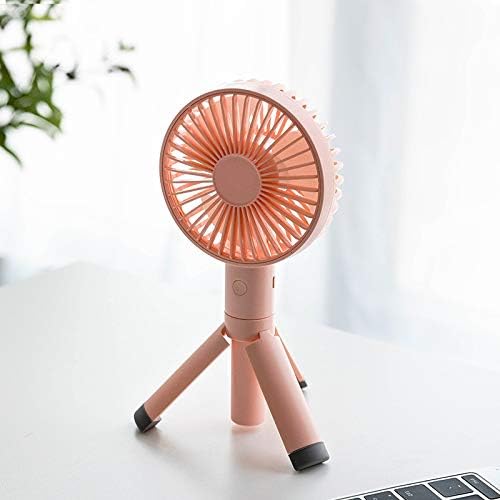 Amabeafs Mini fã de fã USB Tripé, fã de mão portátil portátil recarregável, desktop Ultra-Quiet Office Outdoor House Housedom Fan