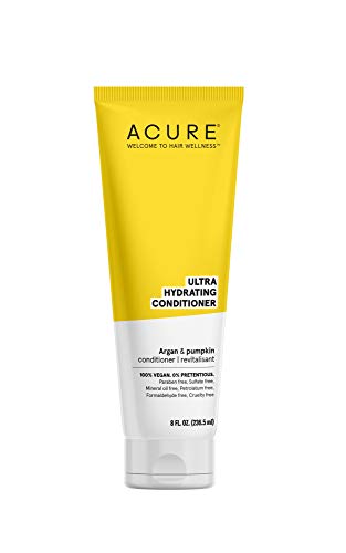 Acure Ultra Hydrating Condicionador, amarelo, abóbora, 8 fl oz