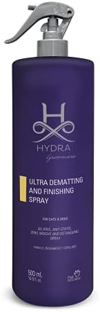 Hydra Professional Ultra Dematting e Acabing Spray para cães e gatos, adequados para animais de estimação com cabelos longos