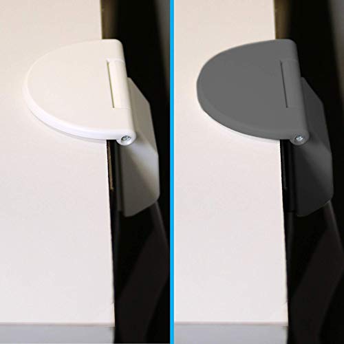 QDOS KIT anti-ponta de parafuso zero de rupro zero | Branco | A âncora SecureHooks pendente de patente possui até 200 libras