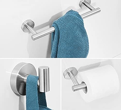 Wodmb towel rack de toalha preta banheiro hardware conjunto de toalhas rack rack de papel higiênico toupet gancho de aço inoxidável