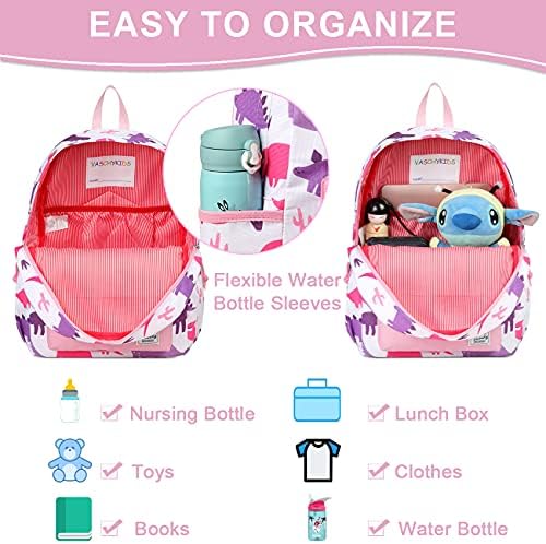 Mochila Vaschy Kids, mochila de pré -escola fofa para crianças meninas meninas meninas