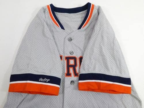 1990 Detroit Tigers Blank Game Emitido Gray Jersey Batting Practice 44 809 - Jogo usado MLB camisas