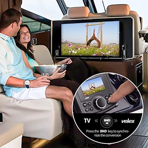 Marine estéreo, player de vídeo de áudio FM/AM com streaming bluetooth, para iate, barco, UTV, ATV, spa, carrinho de golfe