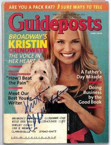 Kristin Chenoweth assinou junho de 2004 Revista GuidePosts- CoA - Revistas de cinema