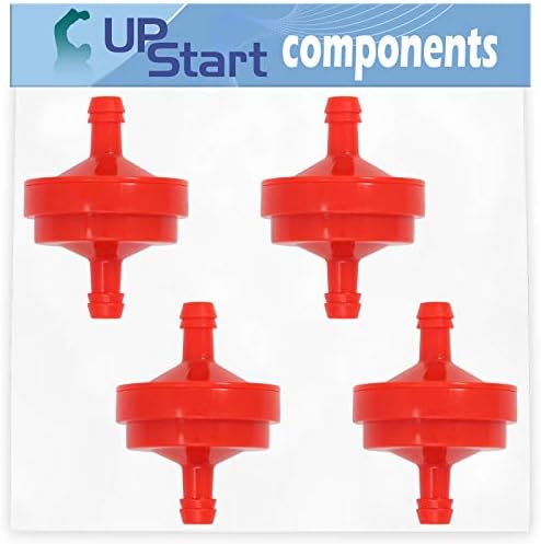 Upstart Components 4 -Pack 394358 Substituição do filtro de combustível para John Deere AM107314 - Compatível com o