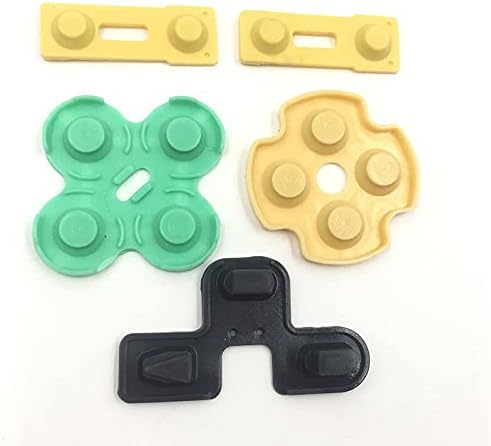 1 Definir botões de contato condutor de borracha de borracha de silicone Substituição para peças de reparo do controlador PS2