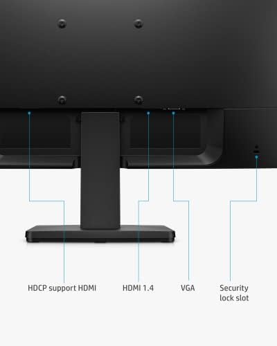 Monitor HP V223VE FHD, tela 1080p VA, taxa de atualização de 75Hz, tela de computador de 21,5 polegadas, modo de