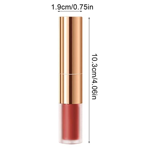 Dbylxmn 3,5 ml de derivação de veludo de extremidade dupla hidratante e não é fácil de desaparecer batom hidratante One Lipstick