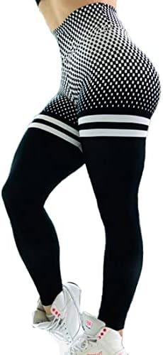 Lukitty Women's High Caists Yoga Pants Booty Leggings Treino Butt Lifts