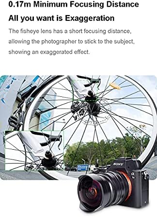 7 Artesãos 10mm F2.8 Fisheye Lente de estrutura cheia para Nikon Z Mount Camera Câmera Ultra Grande Angular Grande Manual de