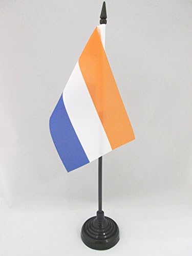 Bandeira AZ A bandeira da tabela do príncipe Holanda 4 '' x 6 '' - Príncipe da Orange - bandeira holandesa de mesa 15