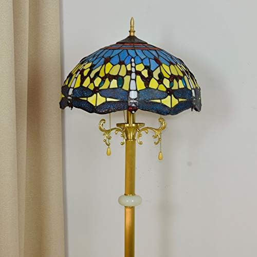 Lâmpada de piso base de bronze de bronze tiffany 16- Tiffany European estilo de alta qualidade de lâmpada de vidro