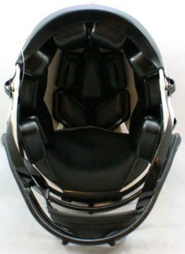 Adrian Peterson assinou os vikings Lunar Speed ​​F/S Autêntico capacete com 2insc -baw holo - Capacetes NFL autografados