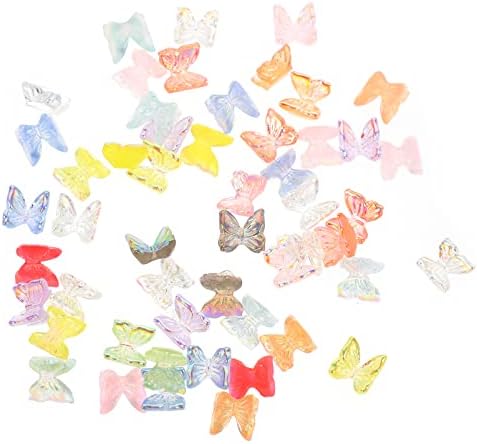 100pcs Decorações de acrílico decalques de decalques de joias fornecem rebites adoráveis ​​decoração encantos das unhas infantis garotos