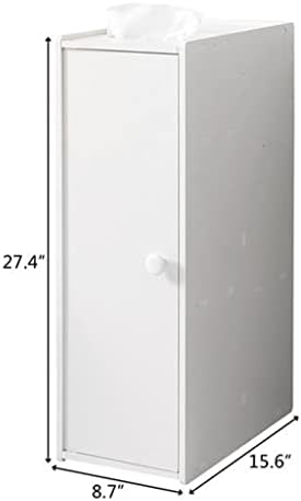 N/A Móveis de PVC Armário de banheiro estreito do banheiro [20 * 40 * 65cm] Cabinete de banheiro Plataforma de canto de canto