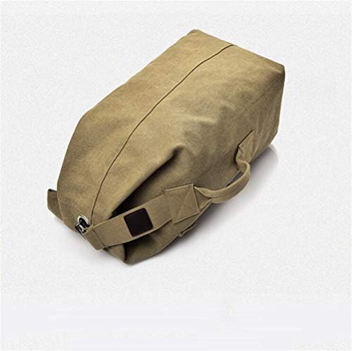 Militar Duffel Bag Top Load Double Strap Canvas Backpack Travel Exército