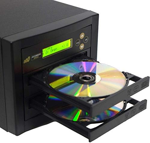 Copiar companheiro 1 Um DVD CD CD Single Burner Disc para Duplicador de disco com conexão externa USB 3.0 com PC