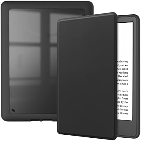 Caso claro de acrílico para o Kindle Paperwhite 11th Generation and Signature Edition, Número do modelo: M2L3EK / M2L4EK. Caso de e-book