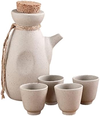Copos de vidro luxfúlico conjunto de decantador de cerâmica 1 conjunto de cerâmica japonês conjunto de porcelana Hot saki bebida