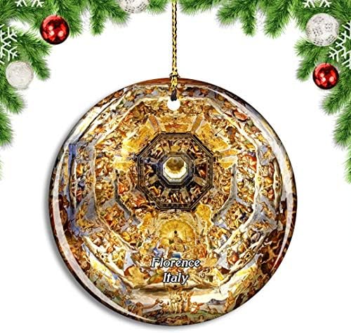 Weekino Itália Catedral de Florença de Santa Maria del Fiore Christmas Tree Ornamento Decoração pendurada Decoração Pingente Cidade