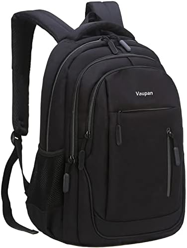 Vaupan Business Backpack Laptop, Backpack de Bolsa de Computação Resistente à Água Comenda com Porto de Charagem USB para Men e Mulheres Cadernos de 15,6 polegadas notebook