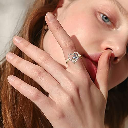 Anéis para mulheres 2023 Presentes de aniversário European Sparrow Epoxy Bird Fashion Ring e Wren Jewelry American Creative
